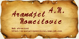 Aranđel Momčilović vizit kartica